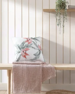 Acapulco Palms Embroidered Pillow