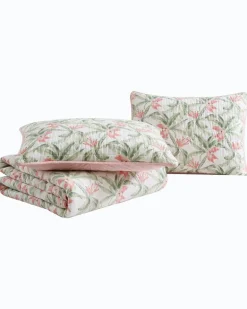 Acapulco Palms Reversible 2-Piece Twin Quilt Set