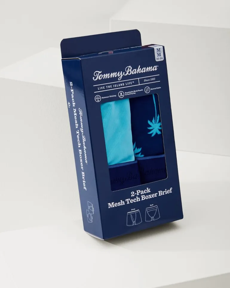 Aloha Print Tech Boxer Briefs - 2-Pack