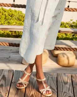 André Assous Madina Raffia Wedges