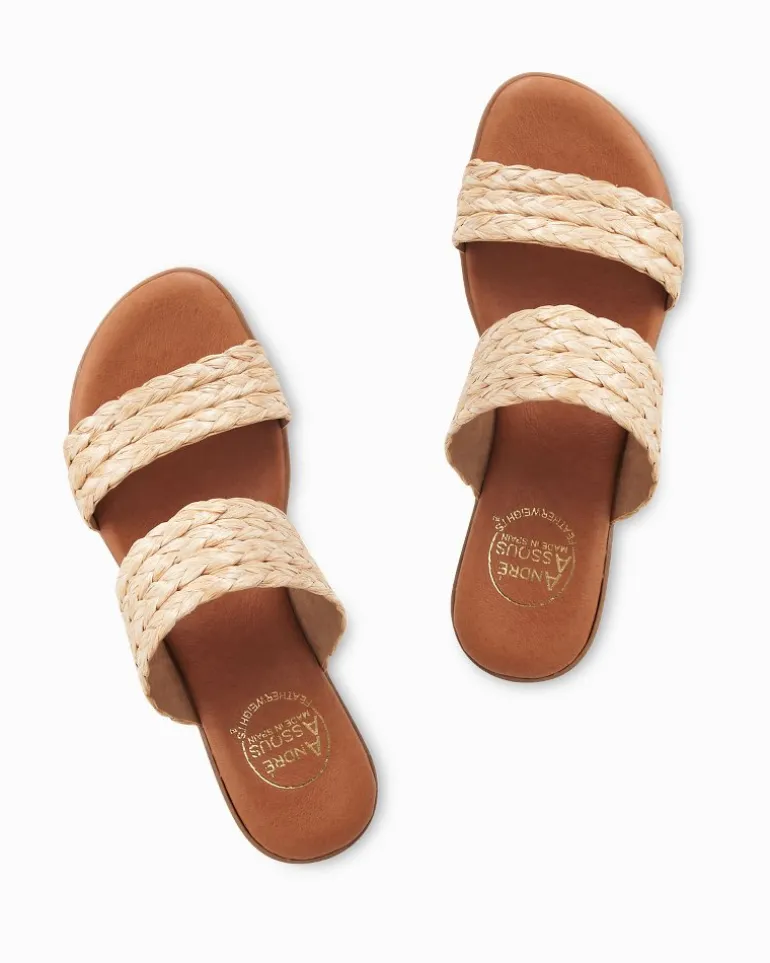 André Assous Narice Raffia Featherweights™ Sandals