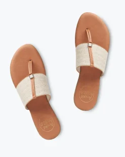 André Assous Nice Stretch-Linen Featherweights™ Sandals