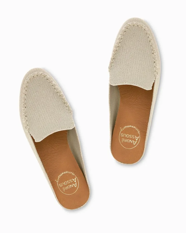 André Assous Nolah Crème Platino Knit Featherweights™ Mules