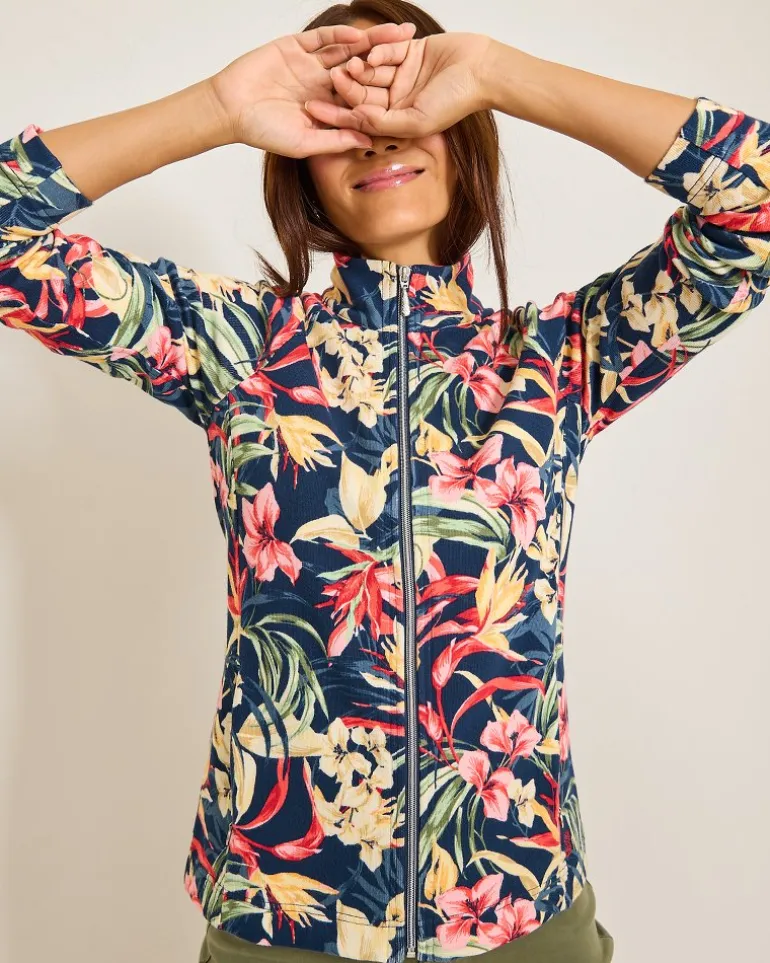 Aruba Flora Amora Full-Zip Sweatshirt