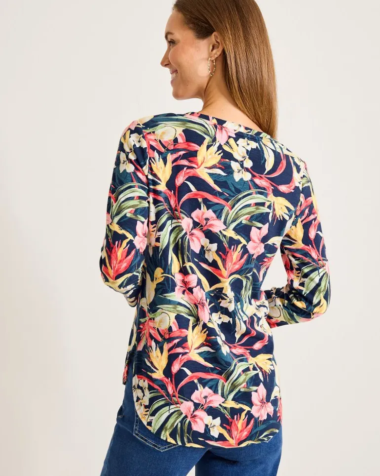 Ashby Isles Flora Amora 3/4-Sleeve T-Shirt