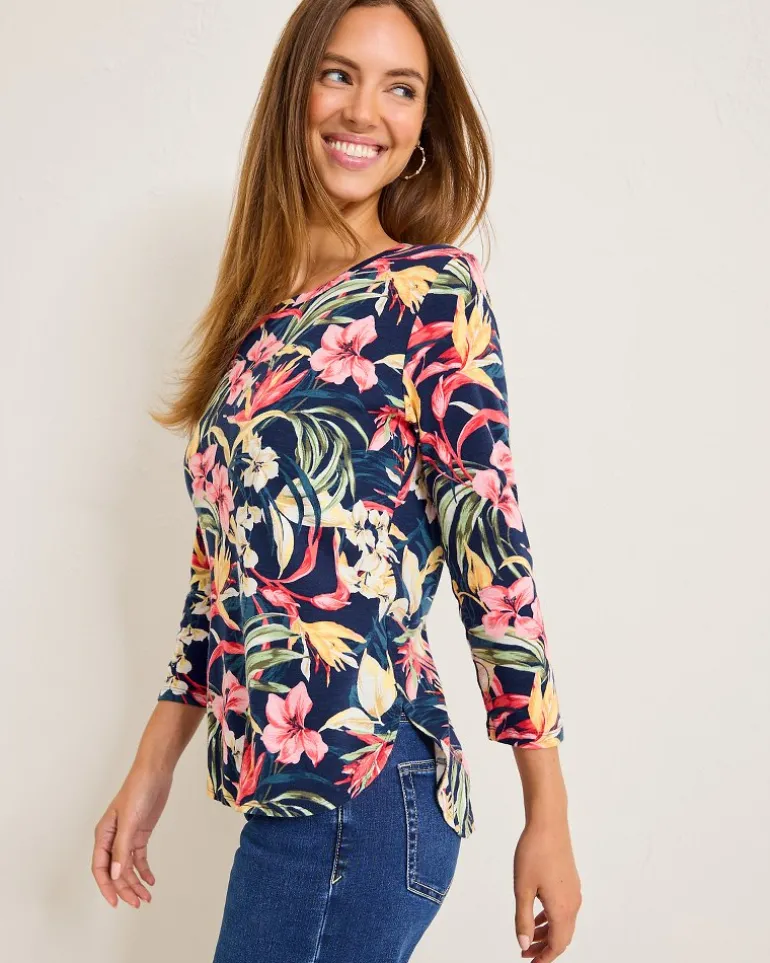 Ashby Isles Flora Amora 3/4-Sleeve T-Shirt