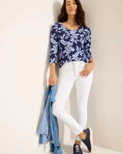 Ashby Isles Hightide Flora 3/4-Sleeve T-Shirt