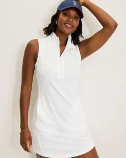 Aubrey Leopard Jacquard IslandZone® Dress