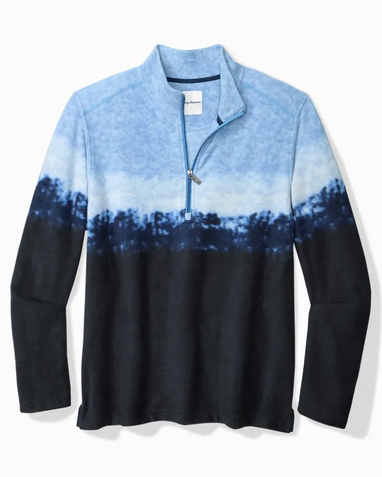 Azul Tides Ombré Half-Zip Sweatshirt
