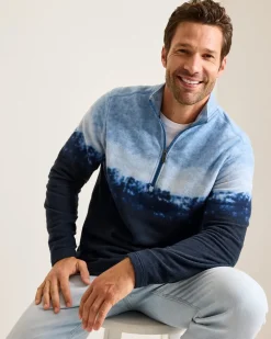 Azul Tides Ombré Half-Zip Sweatshirt