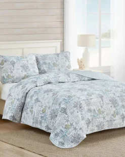 Beach Bliss 3-Piece King Quilt Set