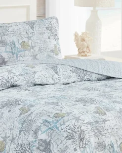 Beach Bliss 3-Piece King Quilt Set