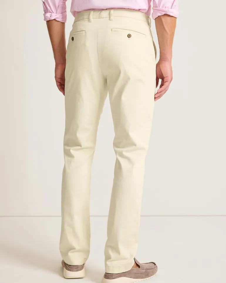 Boracay Flat-Front Chino Pants