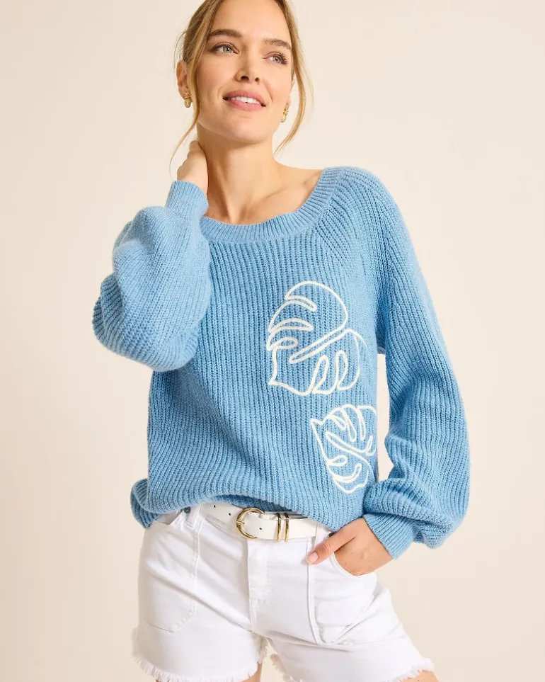 Breezy Beach Crew Sweater