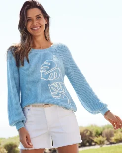 Breezy Beach Crew Sweater