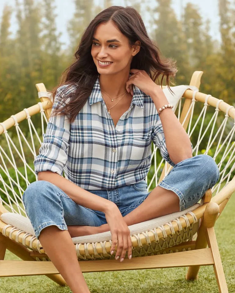 Breezy Shoreline Flannel Shirt