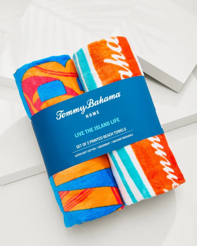 Cape Coral & Happy Hour Beach Towels — Set of 2