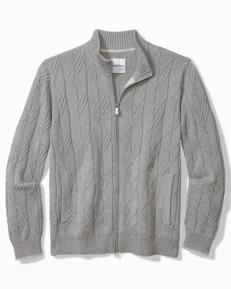 Capital Cable Full-Zip Cardigan