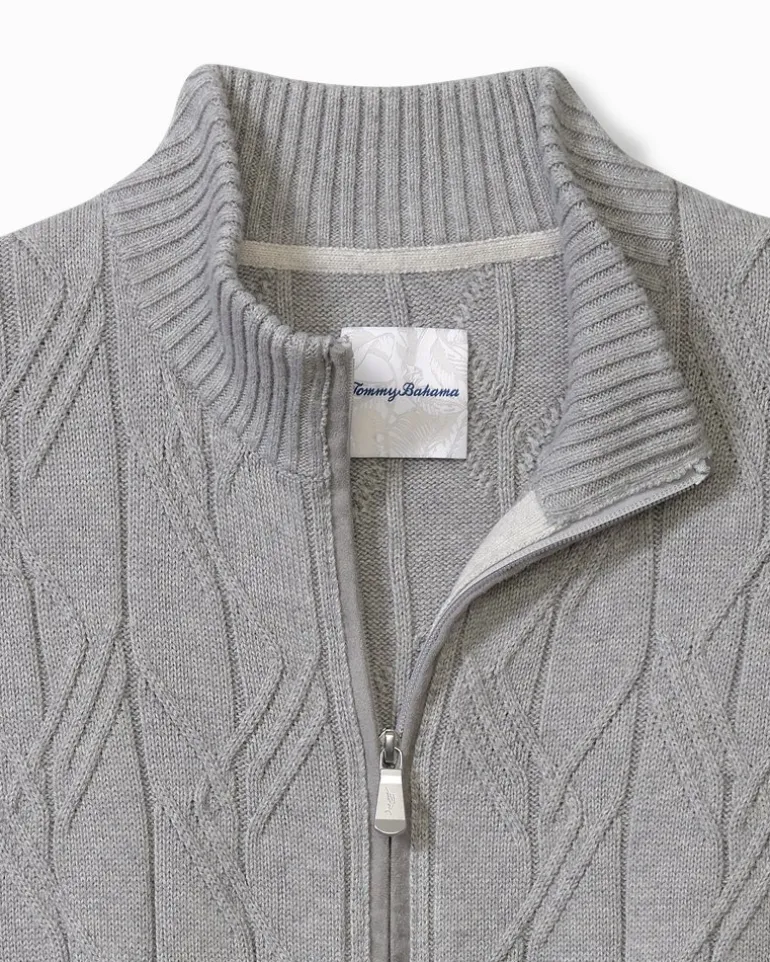 Capital Cable Full-Zip Cardigan