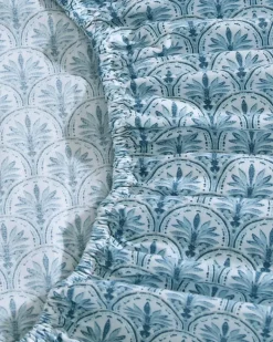 Coastal Batik Blue 4-Piece Queen Sheet Set