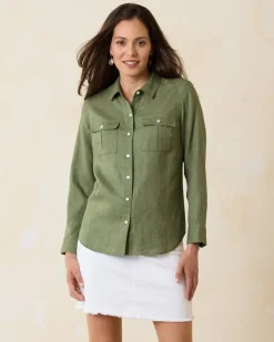 Coastalina Utility Linen Shirt