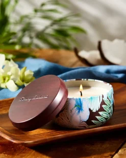 Coconut Oasis Travel Candle Tin