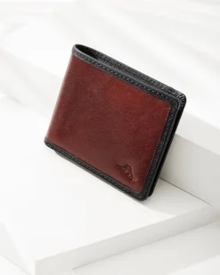 Contrast Binding Slimfold Wallet