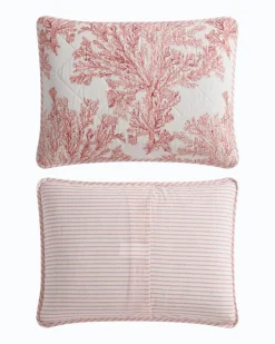 Coral Garden Reversible 2-Piece Twin Quilt Set