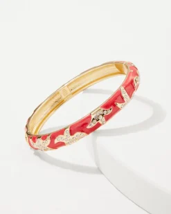 Coral Isles Starfish Enamel Bangle
