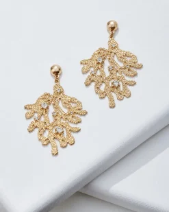Coral Isles Statement Drop Earrings