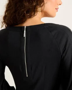 Darcy Balloon-Sleeve Dress