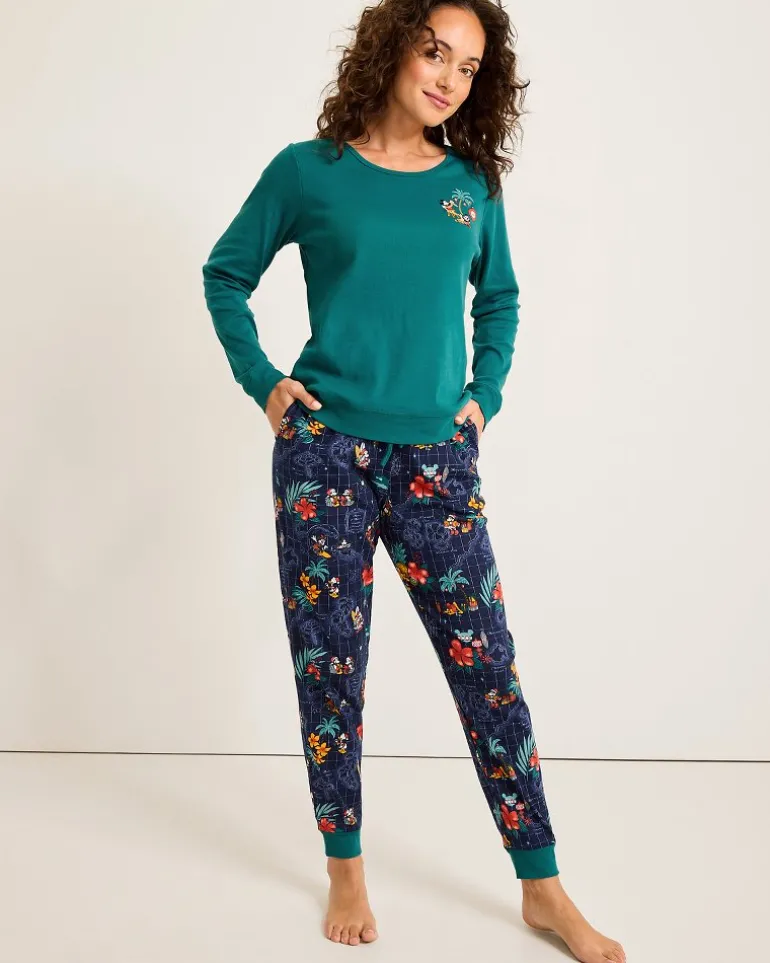 Disney Women's Long Sleeve & Pants Family Pajama Set