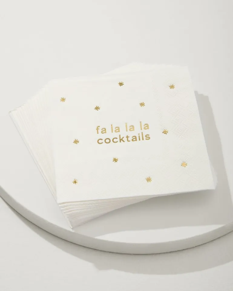 Fa-La-La Cocktail Napkins
