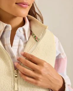 Faux Sherpa Hybrid Vest