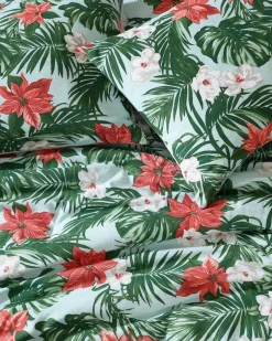 Festive Palms Reversible King 3-Piece Comforter Set