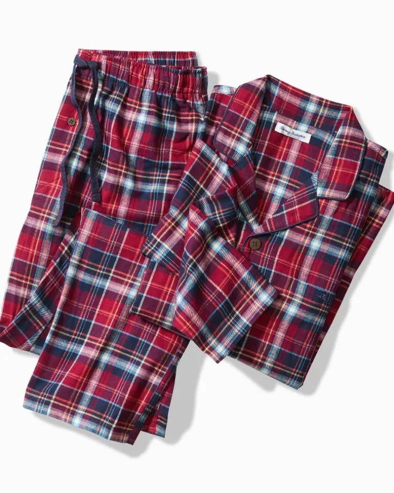 Flannel Long Sleeve & Pants Pajama Set