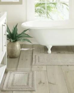 Grey Isla Bath Rug Set of 2