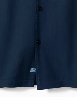 Hawaiian Herringbone Silk Camp Shirt