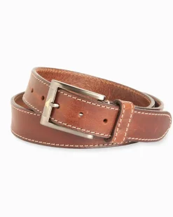 Heavy Stitch Leather Belt