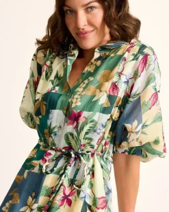 Hightide Flora Midi Shirt Dress