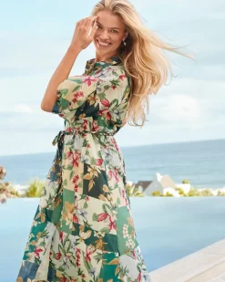 Hightide Flora Midi Shirt Dress