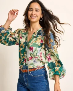Hightide Flora Pintuck Blouse