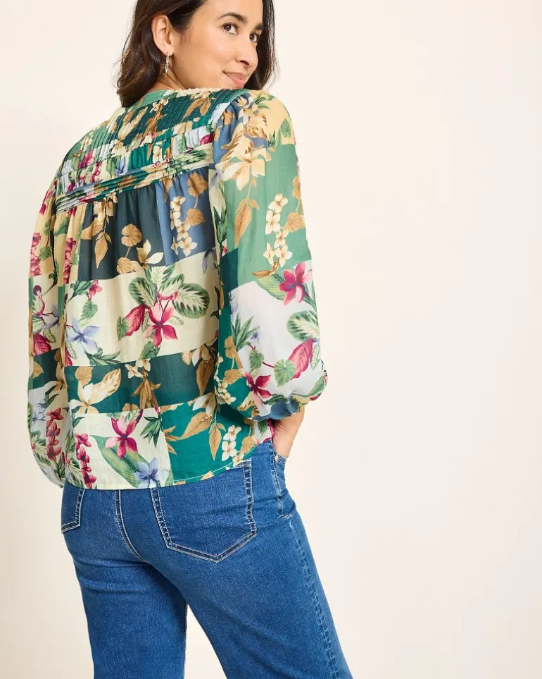 Hightide Flora Pintuck Blouse