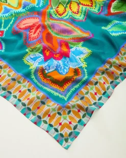 Hypnotic Garden Square Scarf