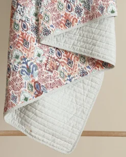 Ikat Tropics Reversible 3-Piece King Quilt Set