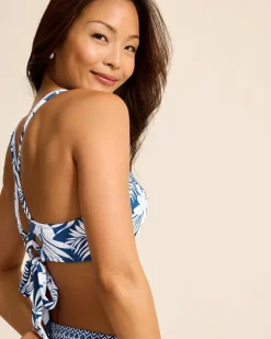 Island Cays Blooms Underwire Crossback Bikini Top