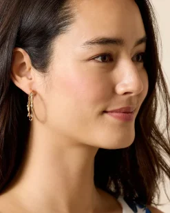 Island Essence Bamboo Hoop Earrings