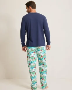 Jersey Long Sleeve & Pants Pajama Set