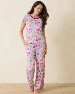 Jersey Short Sleeve & Pants Pajama Set