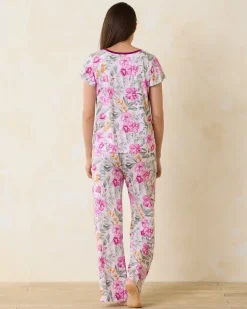Jersey Short Sleeve & Pants Pajama Set